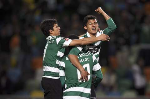 Fredy Montero volvió al gol en el triunfo del Sporting de Lisboa