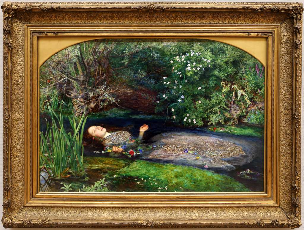 "Ofelia" de John Everett Millais