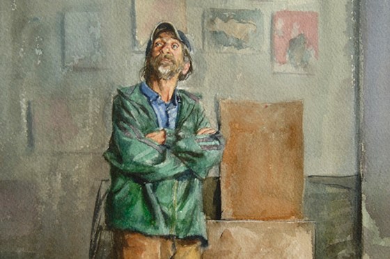 Darío Ortiz, el artista que lleva la acuarela al límite