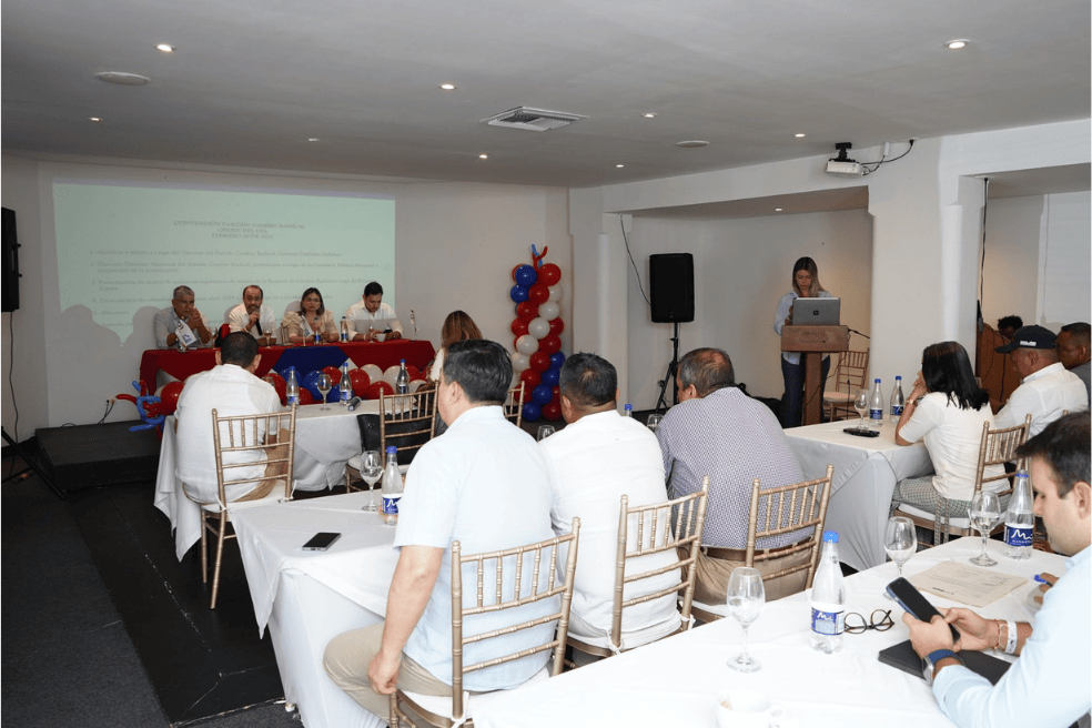 Cambio Radical, el partido de Germán Vargas y de oposición a Gustavo Petro, realiza este jueves en San Andrés su convención del 2025.