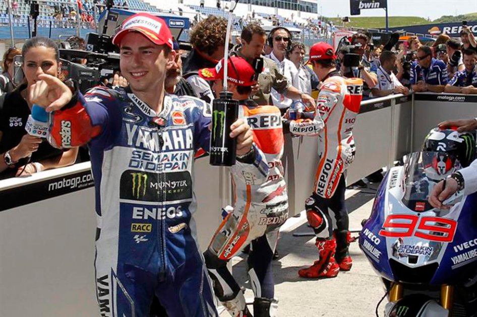 El piloto español de MotoGP Jorge Lorenzo (Yamaha YZR M 1).