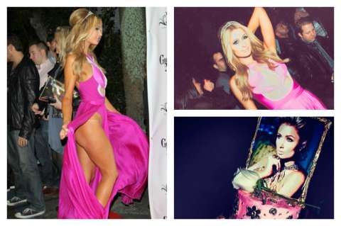 Sexy vestido de Paris Hilton para su cumpleaños