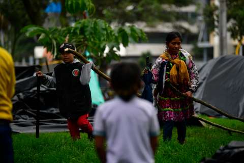 Menores de edad emberá fueron sorprendidos consumiendo bebidas alcohólicas