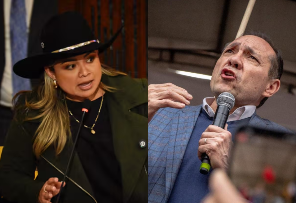 Representante a la Cámara, Lina Garrido. Ministro de Trabajo, Antonio Sanguino.