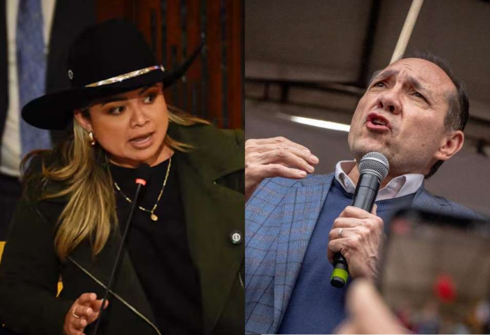 Representante a la Cámara, Lina Garrido. Ministro de Trabajo, Antonio Sanguino.
