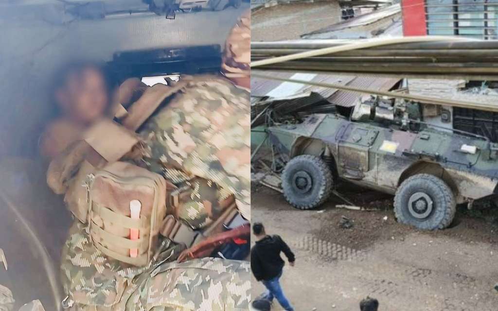 Ejército captura dos presuntos integrantes del EMC en operación en El Plateado.