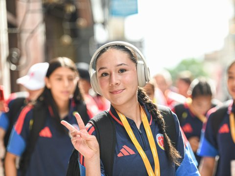 La selección femenina Sub-17 de Colombia empató 1-1 con Argentina en el Sudamericano