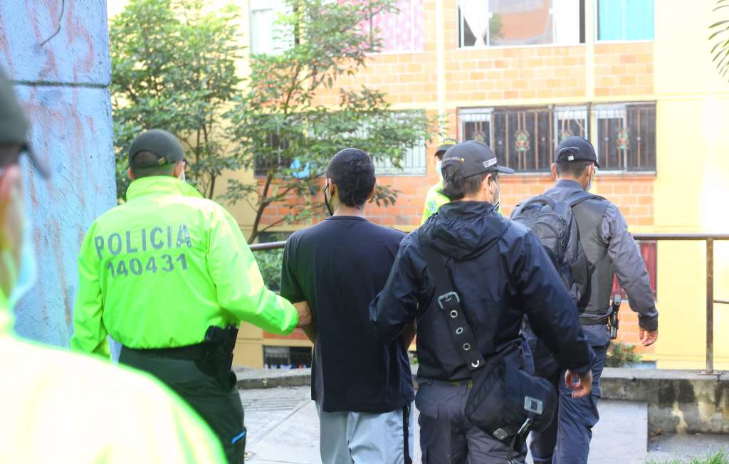 Operativo en contra del microtráfico en Bucaramanga.