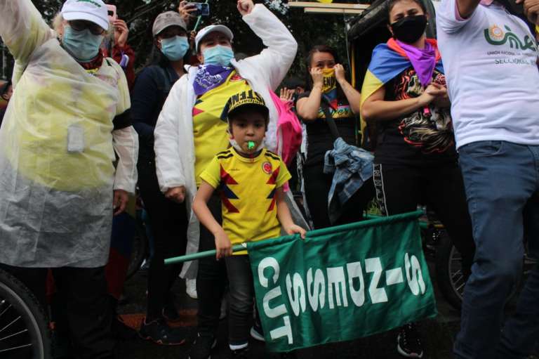 La Secretaría de Gobierno de Bogotá y las alcaldías locales acompañas las movilizaciones y concentraciones que todavía se desarrollan en la ciudad.