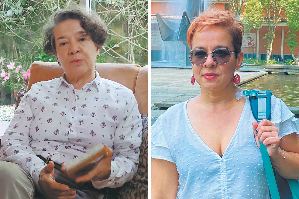 Las investigadoras Argelia Londoño y Paola Posada.