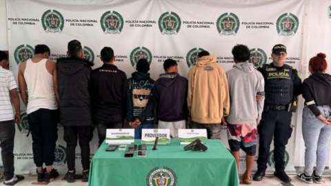 Capturan a nueve personas en Kennedy por secuestro de conductor de plataforma