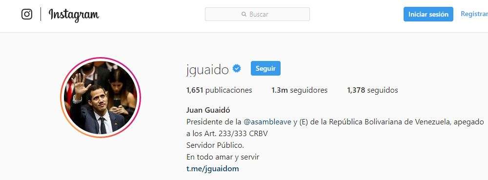 Es decir, el presidente de Venezuela que verificaJuan Guaidó es Juan Guaidó y no Nicolás Maduro.