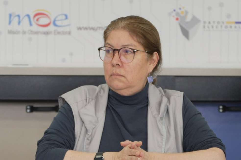 Alejandra Barrios, directora de la Misión de Observación Electoral.
