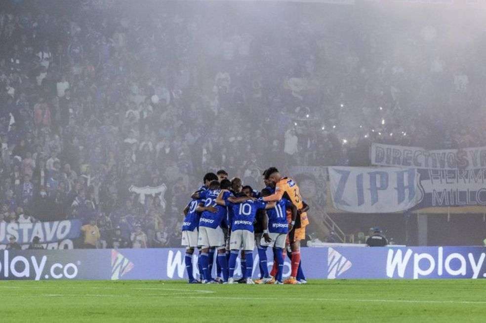 Millonarios en El Campín de Bogotá.