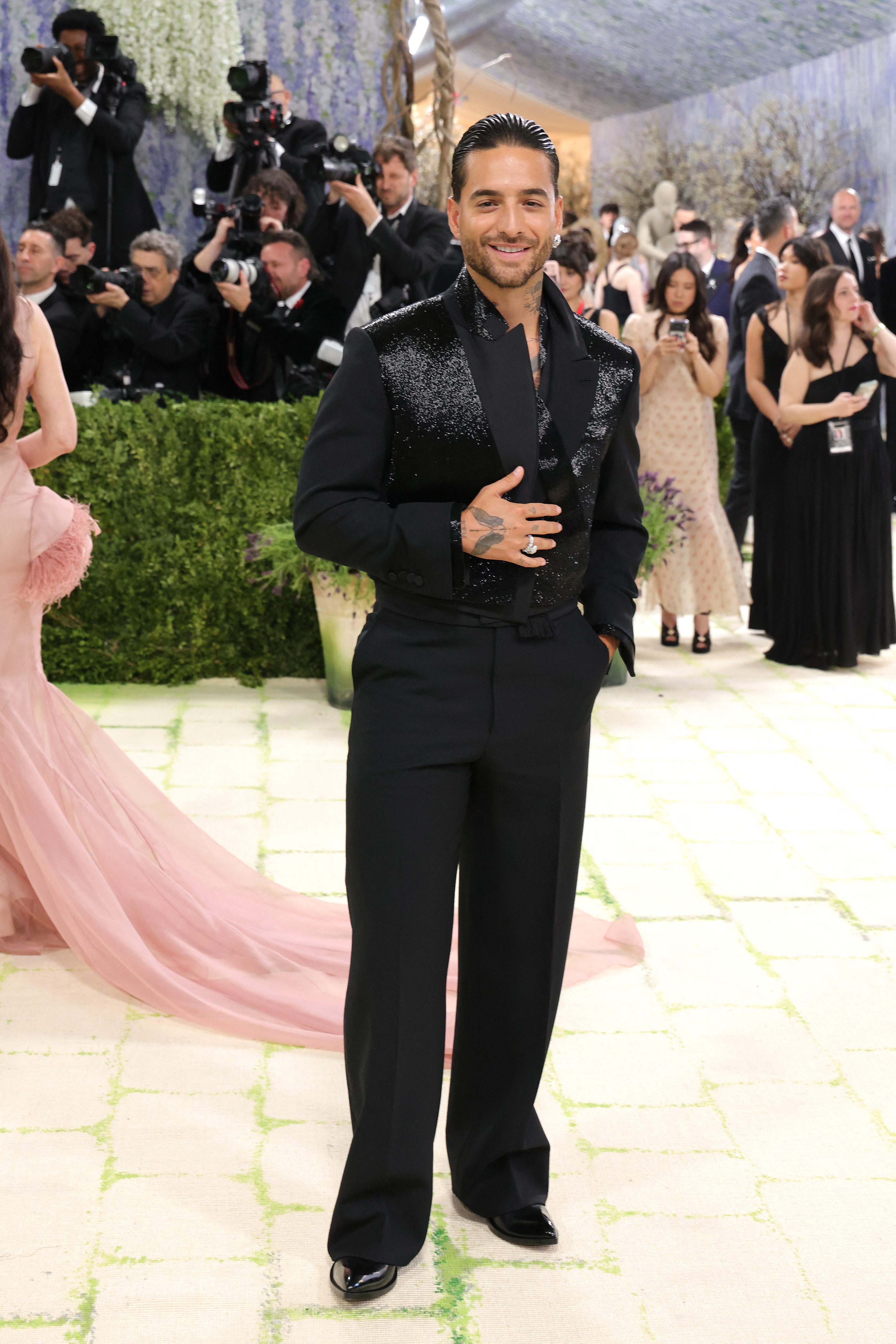Maluma en la gala del MET 2026. / Julian Hamilton/Getty Images/AFP