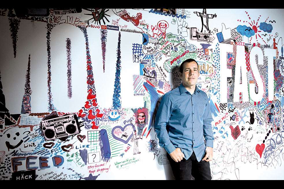Javier Olivan, vicepresidente de crecimiento de Facebook, en las oficinas centrales de la empresa, en Menlo Park, California. / Eduardo Biermann