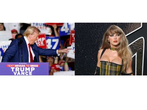 “¡Odio a Taylor Swift!”: Trump se despacha contra la artista, que apoya a Harris