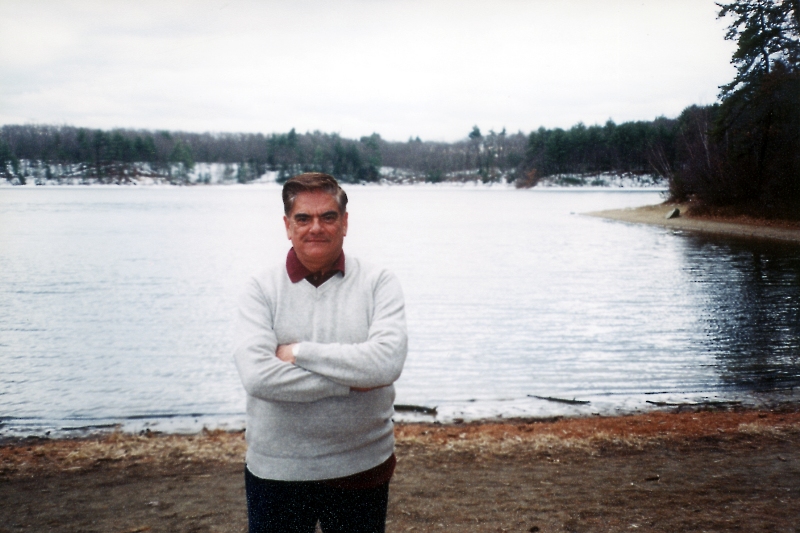 Ruben Ardila en Walden Pond, Massachusetts, USA.