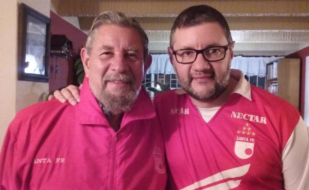 Recuerdos de padres e hijo: José Luis Díaz-Granados y Federico Díaz-Granados.