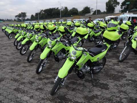 Policía recibe 210 nuevos vehículos para reforzar la seguridad en Bogotá