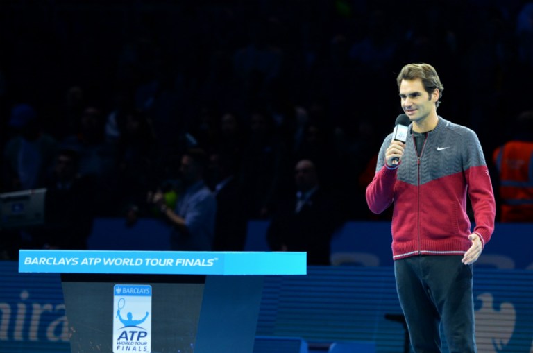 Federer no disputó la final del Masters ante Djokovic por lesión