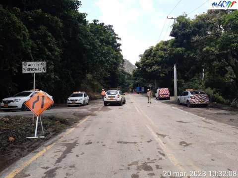 Vía Bogotá-Girardot: ya hay paso en el kilómetro 38