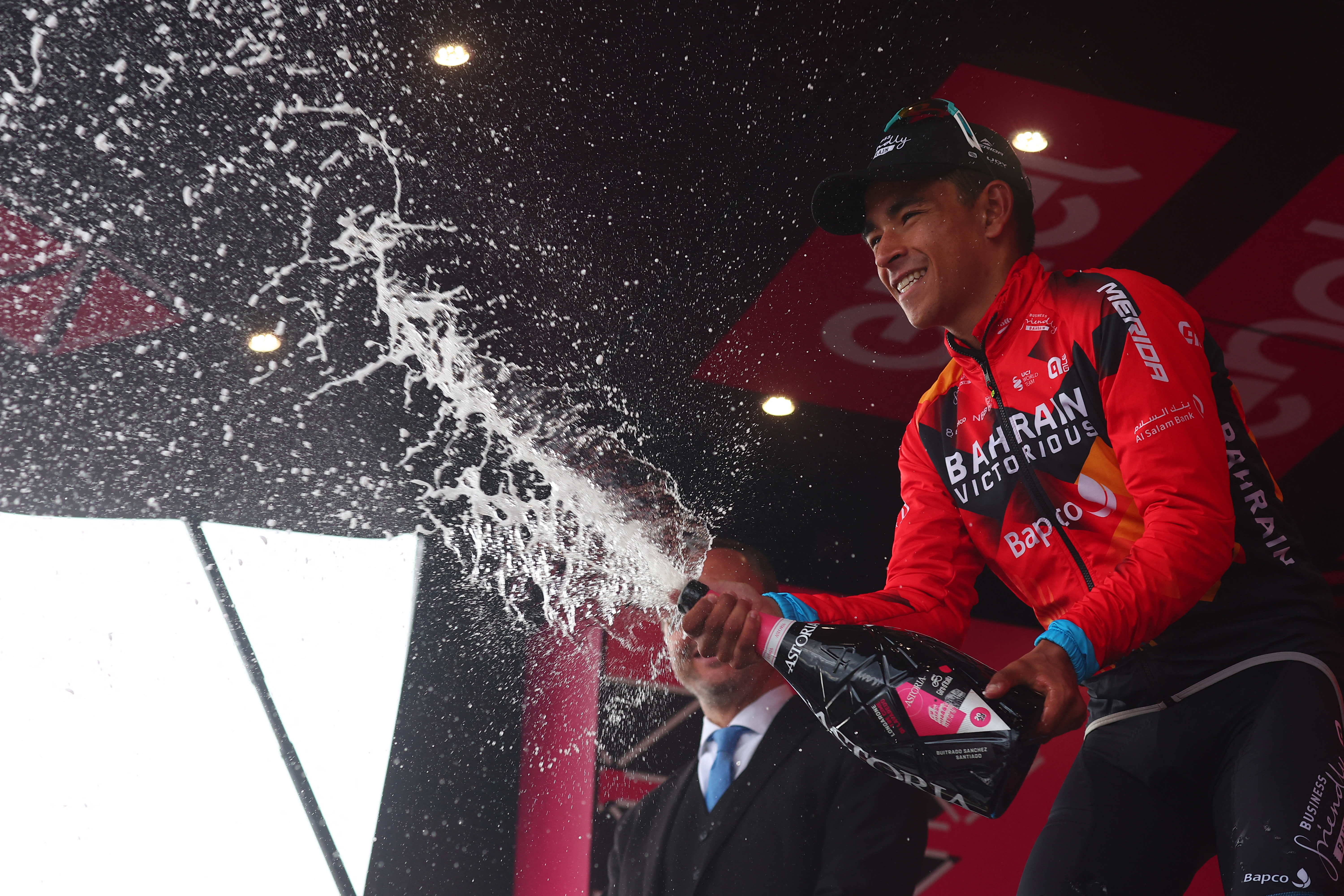 Santiago Buitrago, ganador de la etapa reina del Giro.