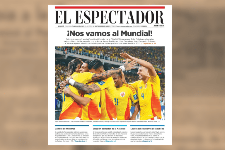 Las portadas de El Espectador de las clasificaciones de Colombia a los Mundiales