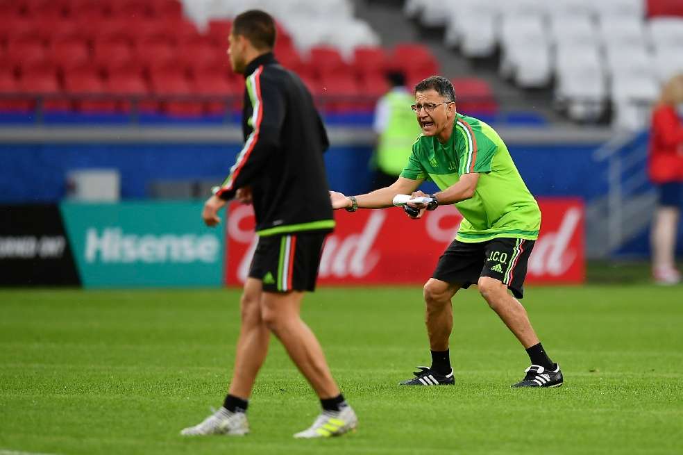 Juan Carlos Osorio lleva 25 partidos al frente de la selección de México, con un rendimiento del 78,6 %. / AFP