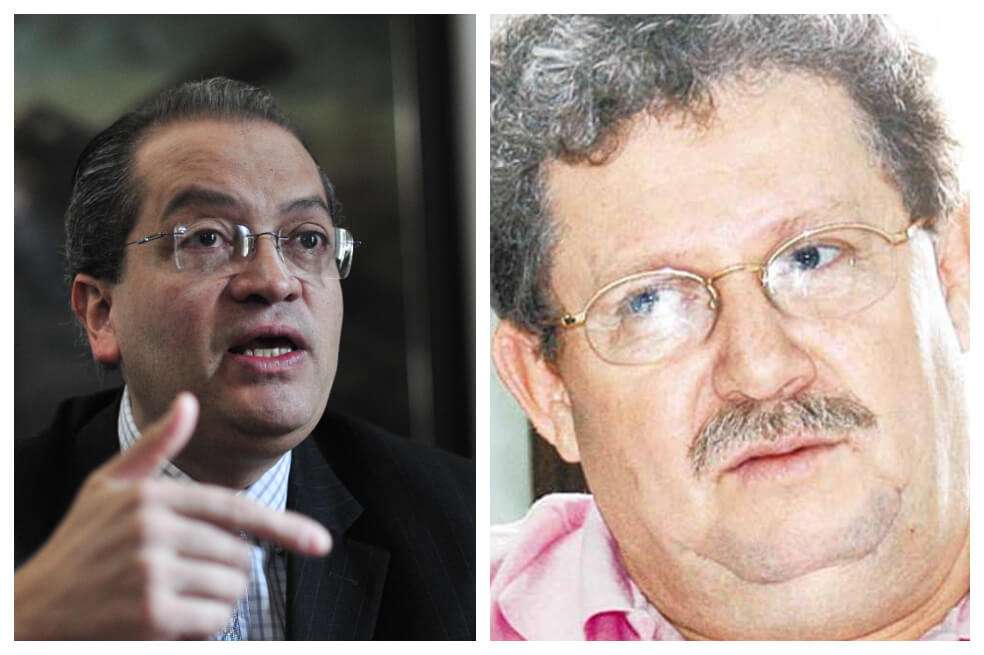 Procurador general, Fernando Carrillo (derecha) y Ramiro Suárez Corzo (izquierda). / Archivo El Espectador.