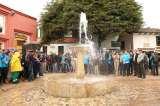 Después de 31 años vuelve a correr agua por la pila del Chorro de Quevedo