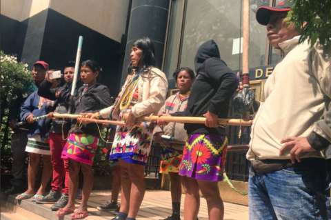Minga indígena de Putumayo anuncia bloqueos viales