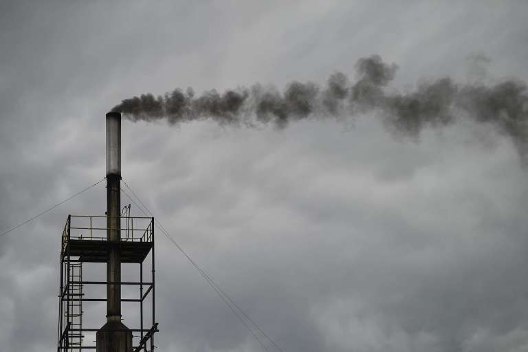 Humo de una chimenea
