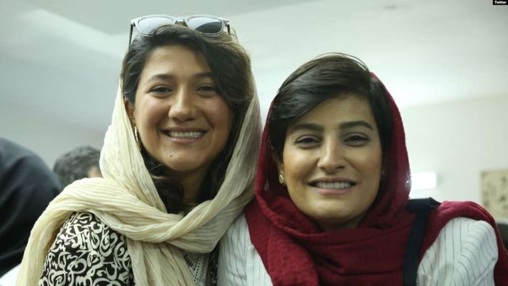Las periodistas Niloofar Hamedi y Elaheh Mohammadi, hoy presas en Irán por hacer su trabajo.