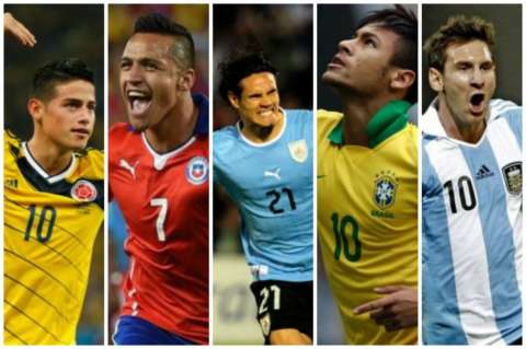 Las superestrellas entran en escena en una Copa América de lujo
