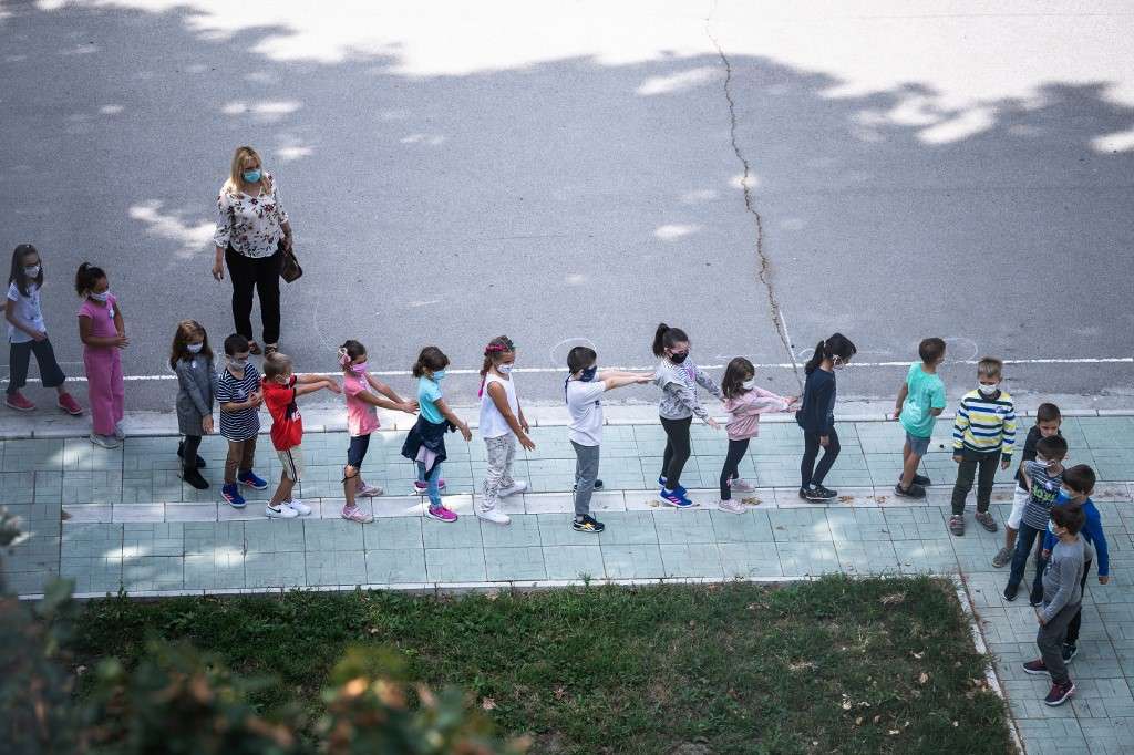 Niños de regreso a clases tras la pandemia