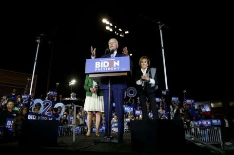 Wall Street sube con fuerza por los buenos resultados de Biden en las primarias
