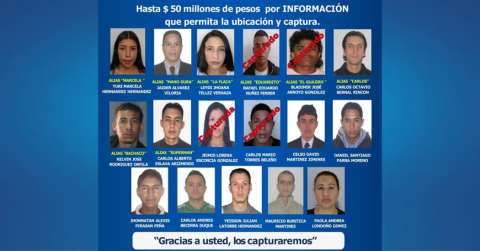 ¿Reconoce a alguien? Distrito presentó a los más buscados por homicidio en Bogotá