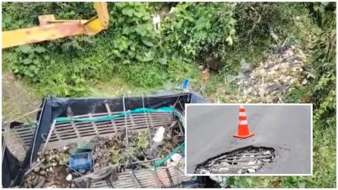 Murió conductor que cayó a un vacío tras intentar esquivar un hueco en Antioquia