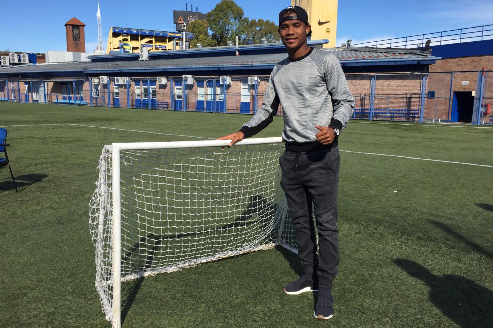 Wílmar Barrios en Casa Amarilla, el complejo deportivo de Boca Juniors. / Prensa Boca