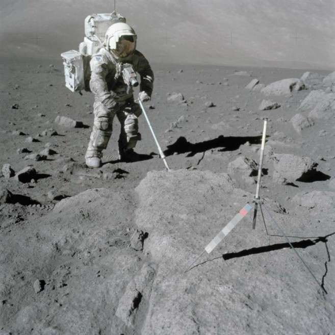 Traje espacial del programa Apolo.Foto: NASA