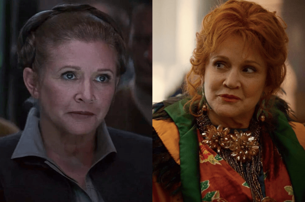 La actriz era conocida por interpretar a la princesa Leia en las películas de 'Star Wars'.