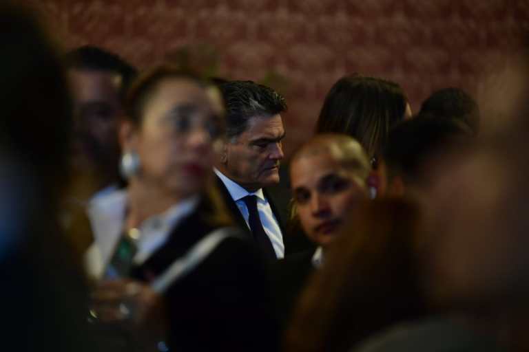 Exequias y homenajes al exvicepresidente Germán Vargas Lleras avanzan en el salón Simón Bolívar del Palacio de San Carlos.