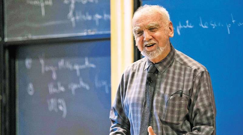 El profesor Robert Langlands, de 81 años, acaba de ganar el Premio Abel. / AFP