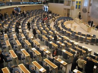 Este es el parlamento sueco.
