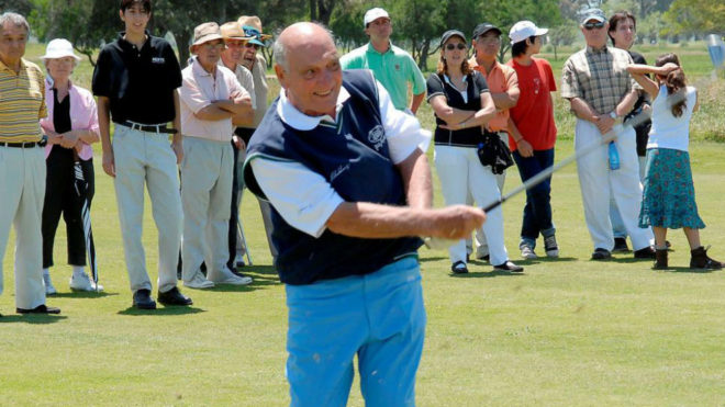 El argentino Roberto de Vicenzo, en 2006. / AFP