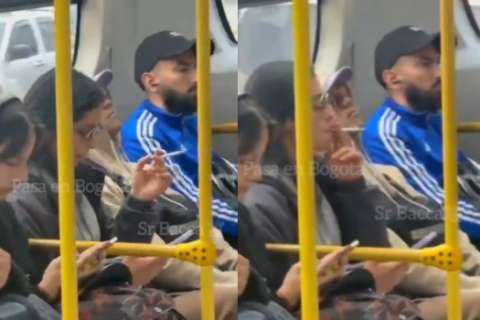 Indignación por video que muestra a una mujer fumando dentro de un bus de TransMilenio