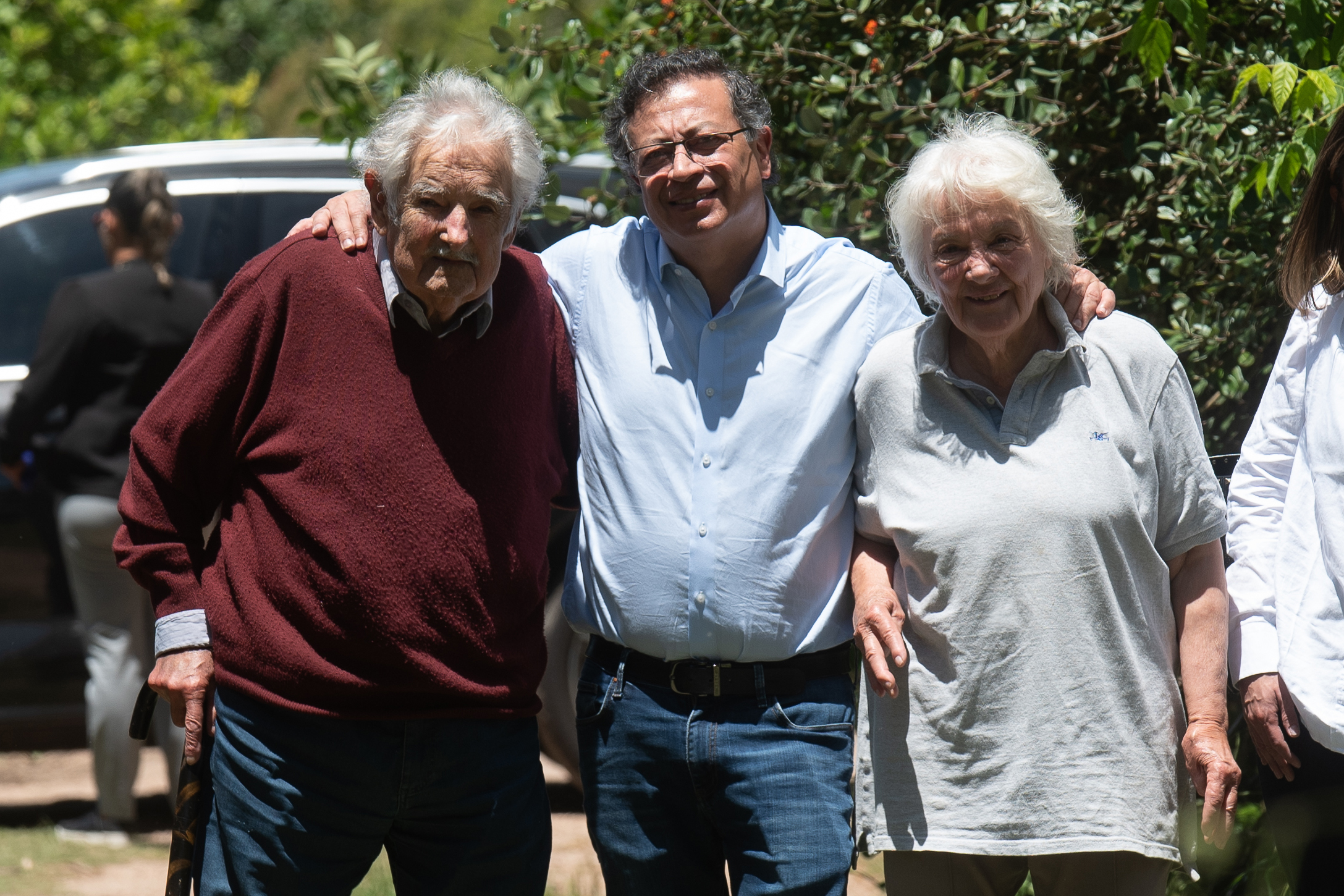 Pepe Mujica con líderes Mundiales