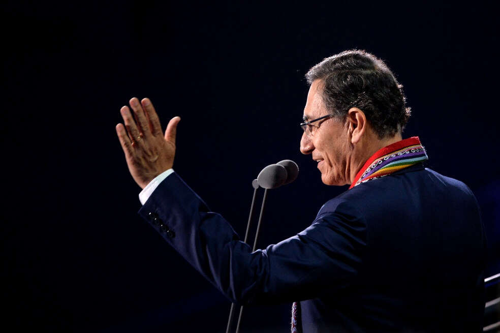 Martín Vizcarra, presidente de Perú. / AFP