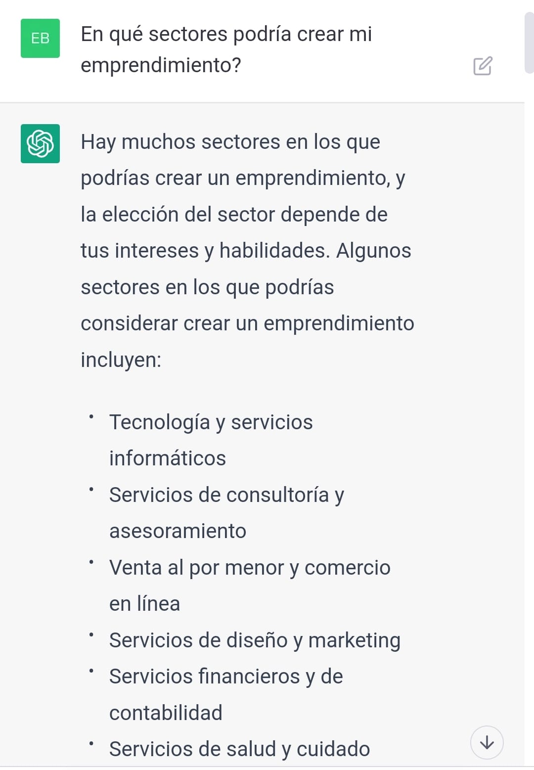 Inteligencia artificial para emprender.